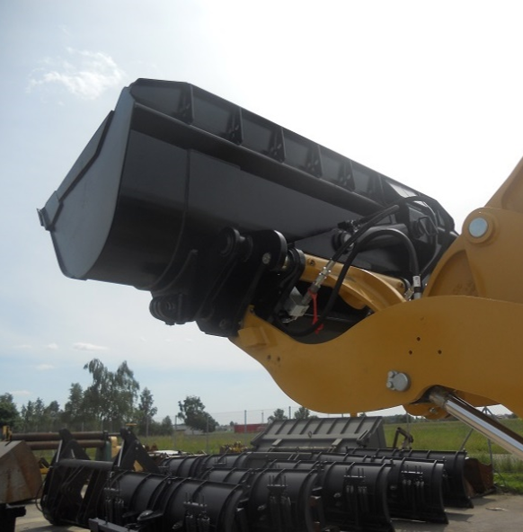 godet déversement latéral