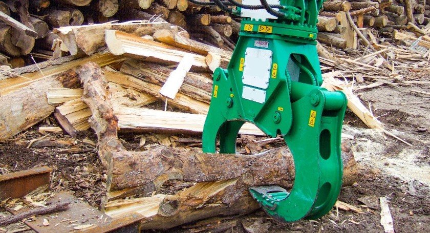 pince fendeuse de buche