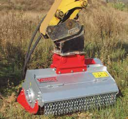 Broyeur forestier hydraulique krishna (2 - 5 T.)