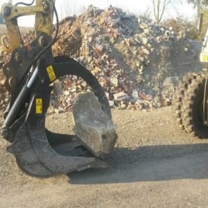 Godet grappin à griffes hydrauliques