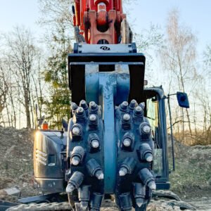 Fraise hydraulique Rockwheel XN — tranchée étroite (D10-XN, 350 mm)